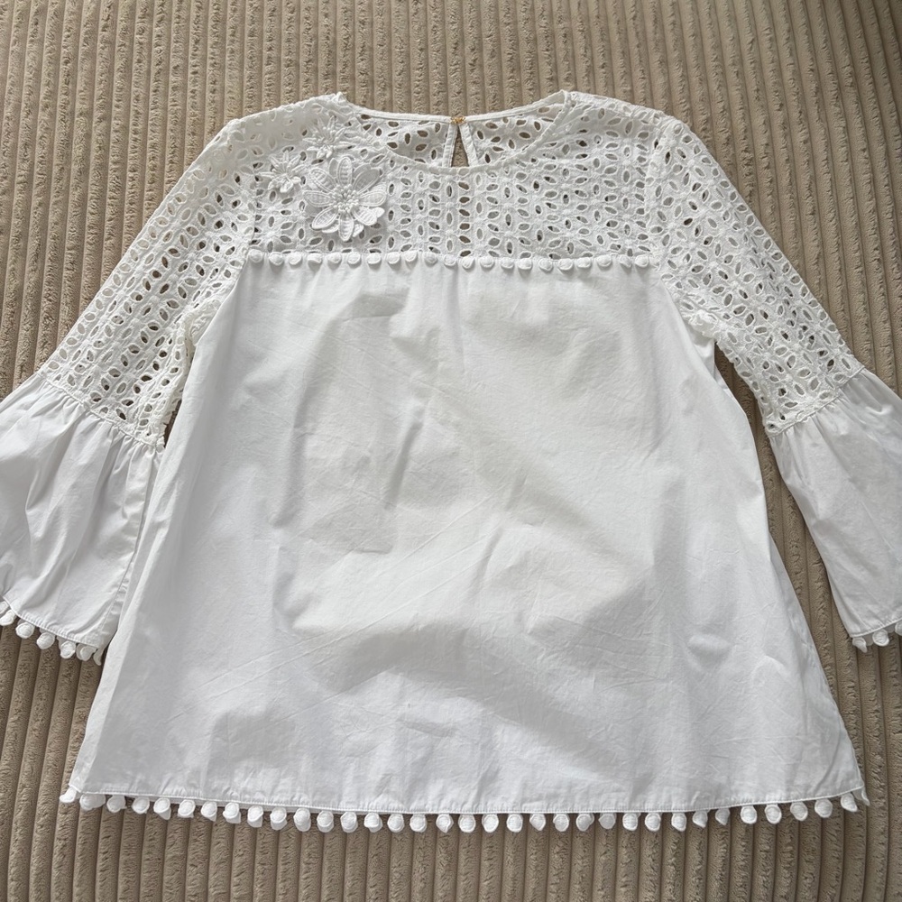 Lilly Pulitzer Chandler Top Resort White Small